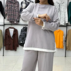 ست تونیک و شلوار محوا (پک 3 عددی)