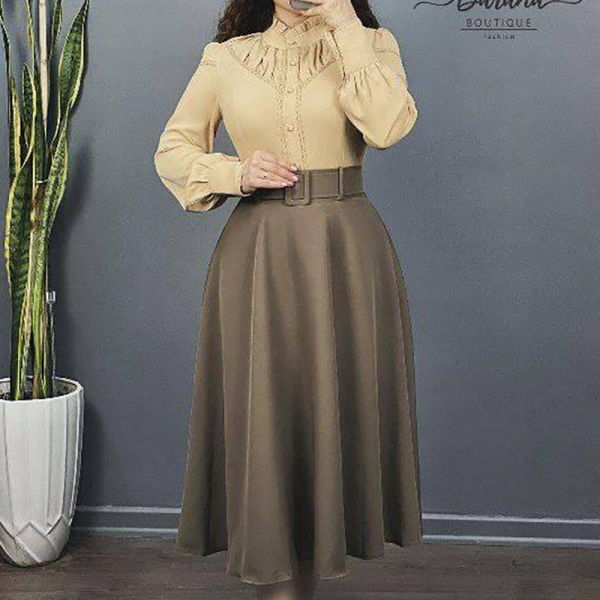 شومیز گیپور دوزی عسل  (پک 4 عددی)