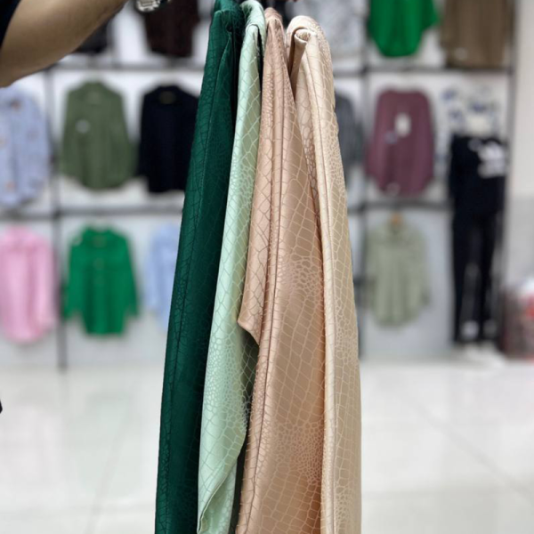 شومیز دکمه مخفی طرحدار دو (پک 4 عددی)