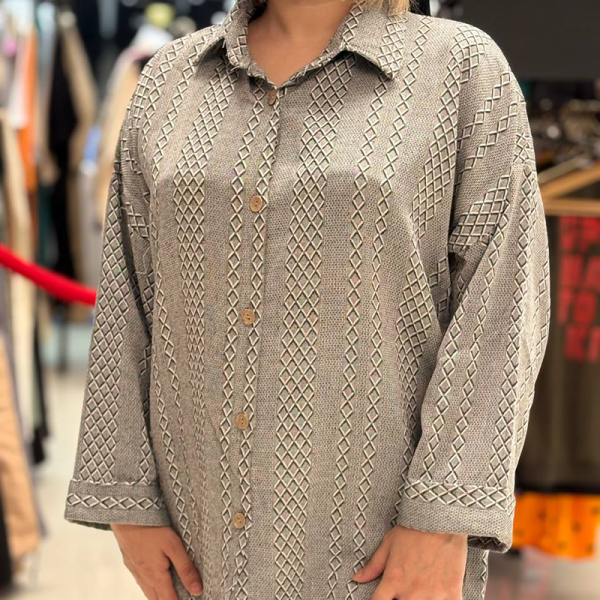مانتو دکمه چوبی آلا (پک 4 عددی)