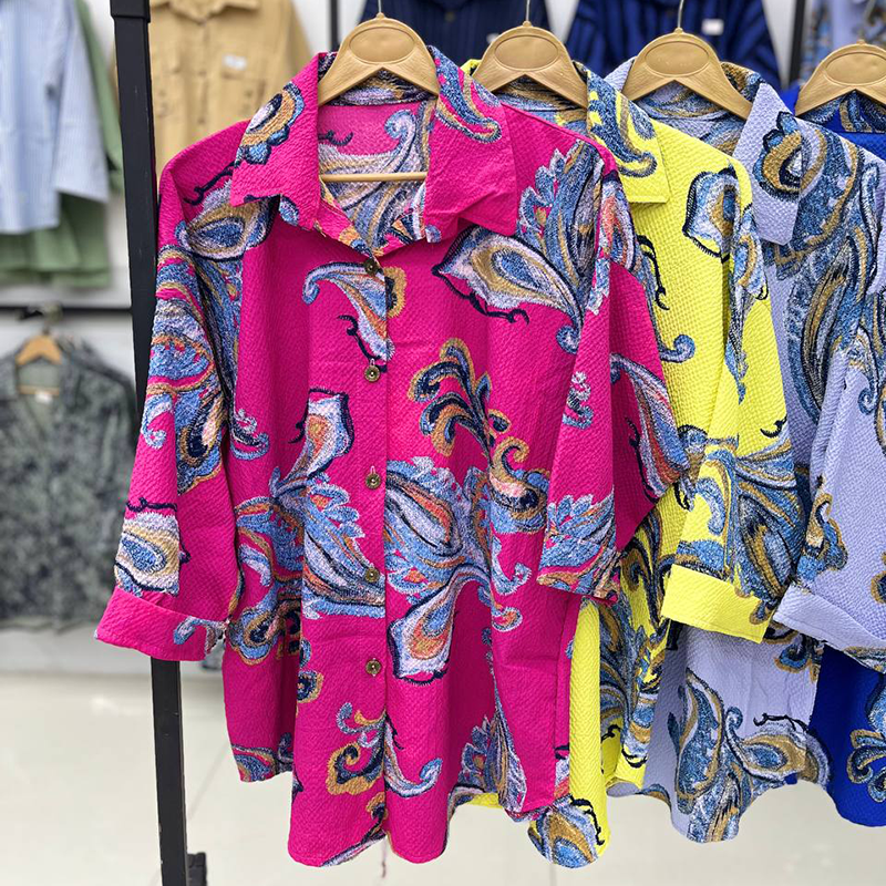 مانتو طرح ترمه (پک 4 عددی)