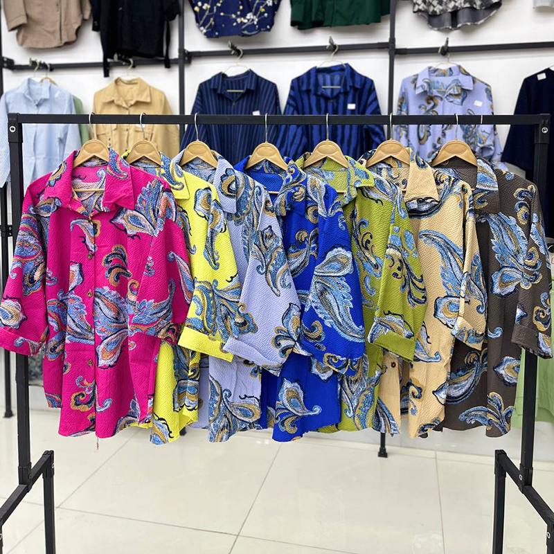 مانتو طرح ترمه (پک 4 عددی)