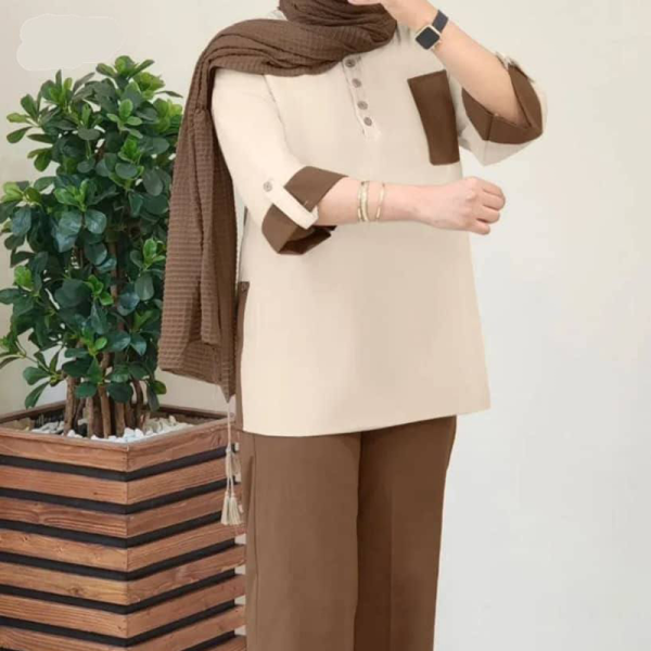 ست مانتو و شلوار نرگس (پک 4 عددی)