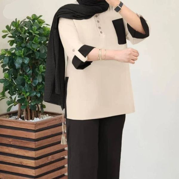 ست مانتو و شلوار نرگس (پک 4 عددی)