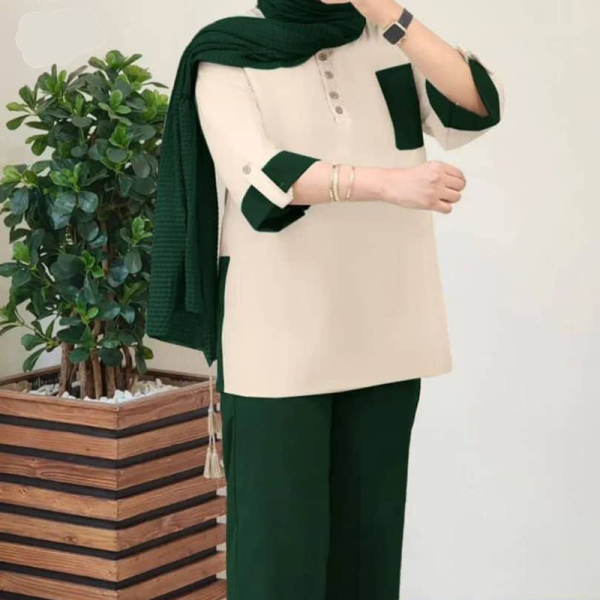 ست مانتو و شلوار نرگس (پک 4 عددی)
