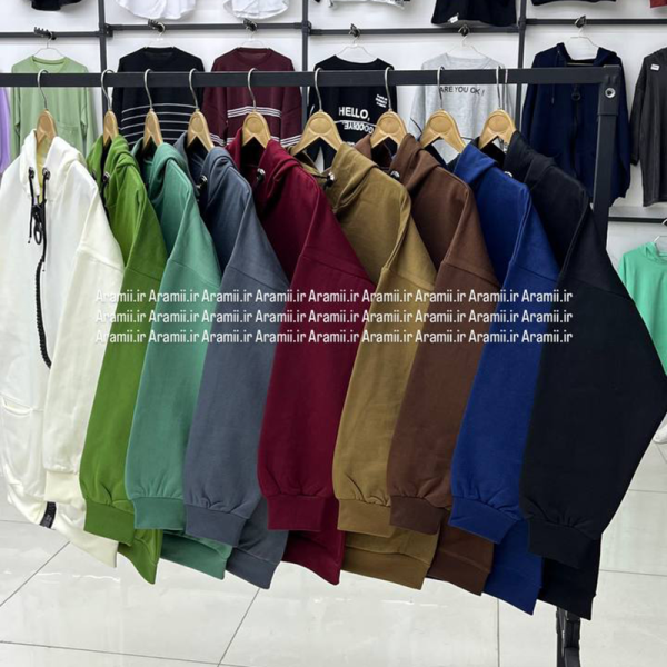 سوییشرت کلاهدار زیپ سگکی (پک 3 عددی)