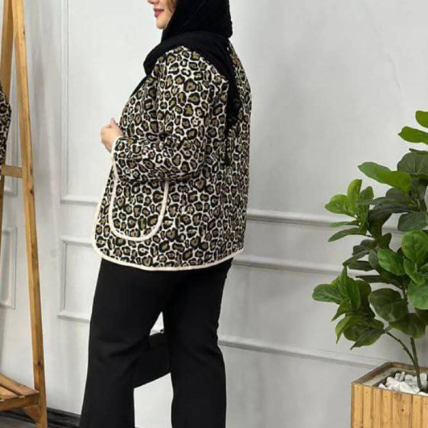 کت بیرون پوش پلنگی (پک 3 عددی)