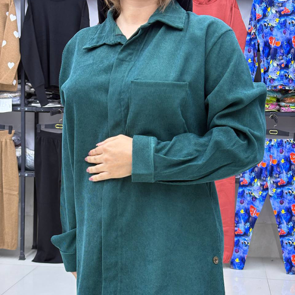 مانتو قواره دار بغل دکمه (پک 4 عددی)