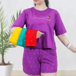 ست کراپ شورتک میکی (پک 5 عددی)