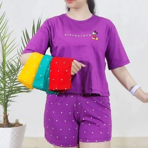 ست کراپ شورتک میکی (پک 5 عددی)