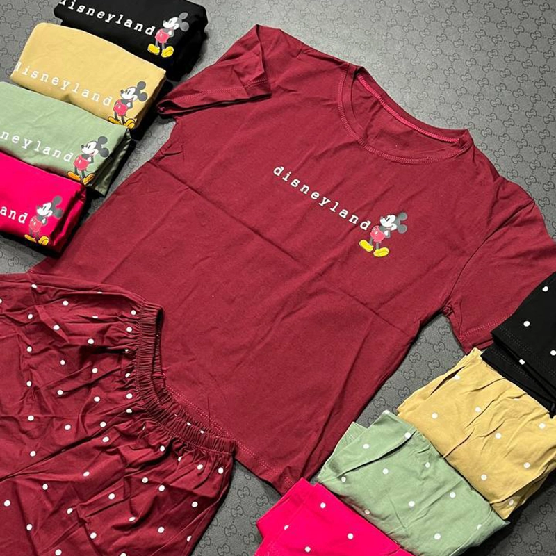 ست کراپ شورتک میکی (پک 5 عددی)