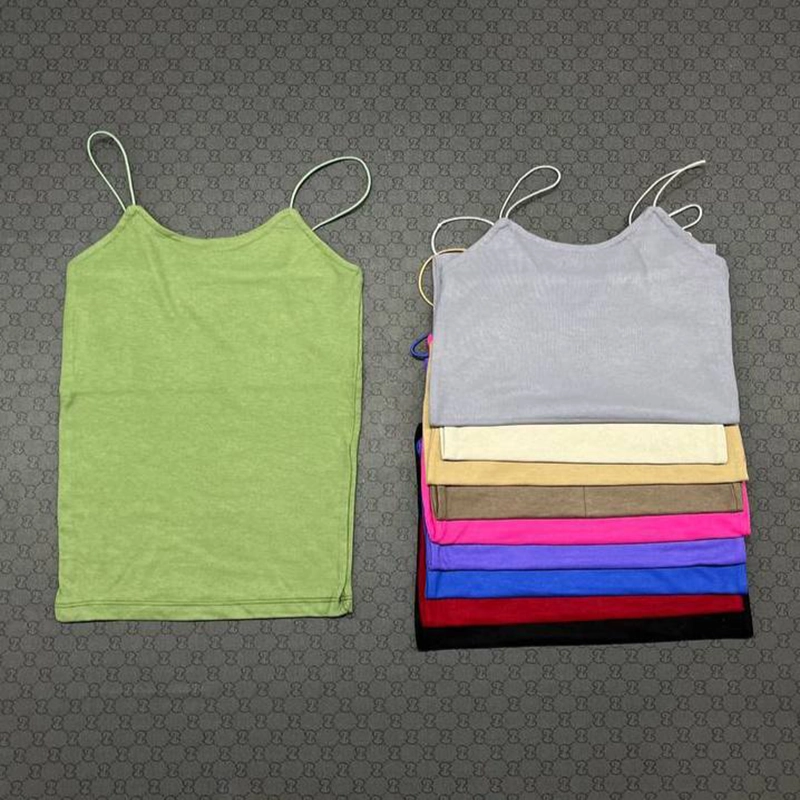 تاپ بند ماکارونی یقه دلبر (پک 5 عددی)