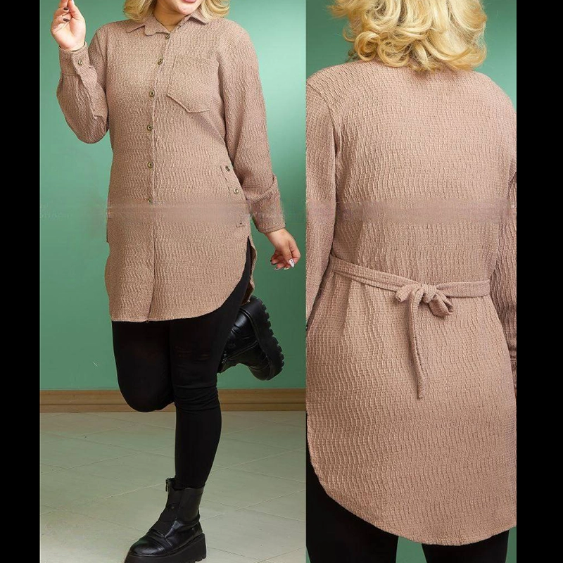 مانتو قواره بزرگ بغل دکمه (پک 4 عددی)