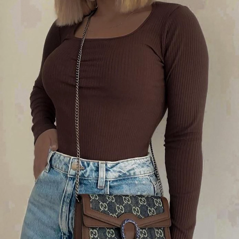 بلوز یقه خشتی (پک 6 عددی)