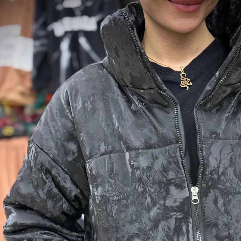 کاپشن طرح پر مشکی تک (پک انتخابی)