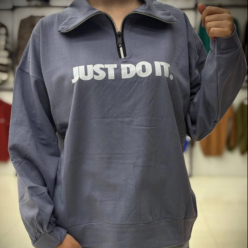 بلوز نیم زیپ یقه ۸ سانتی (پک 6 عددی)