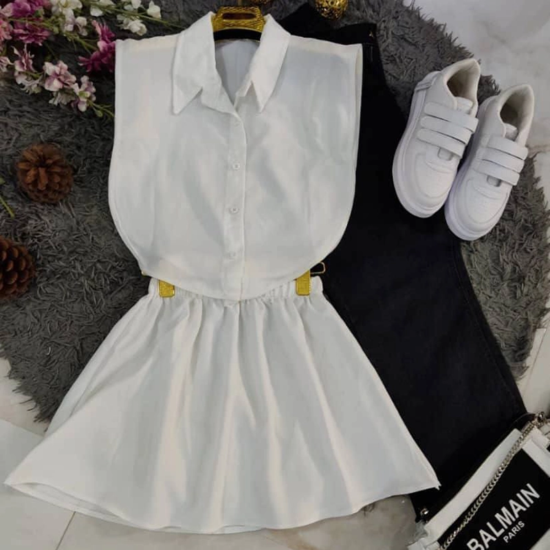 ست دامنک و یقه فیک ( پک انتخابی )