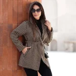 مانتو کلاهدار کمربندار (پک 3 عددی)