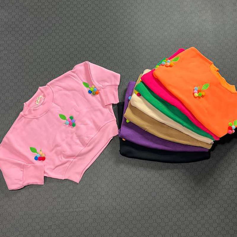 کراپ آستین دار گیلاس (پک 4 عددی)