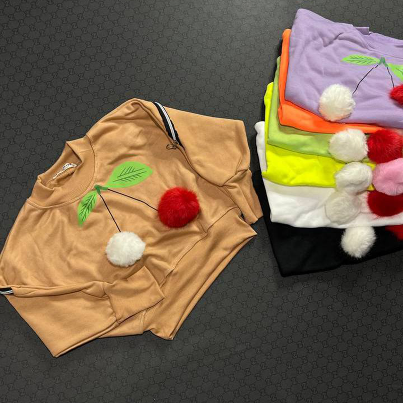 کراپ آستین دار گیلاس (پک 4 عددی)