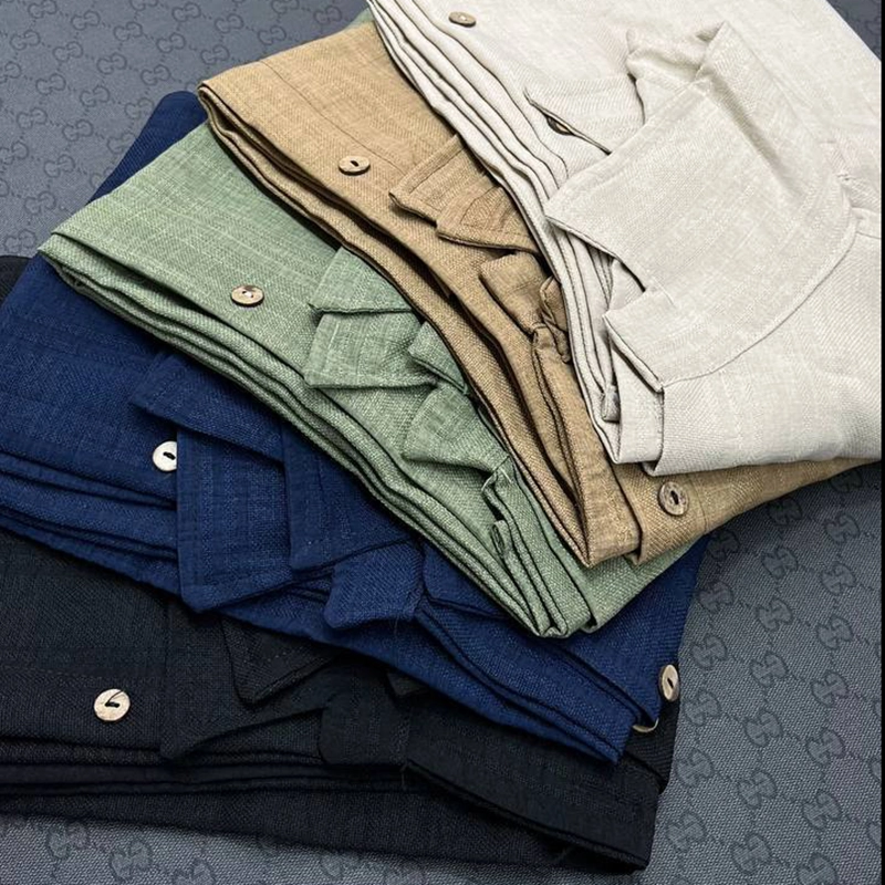 مانتو دکمه مخفی بغل هلال ( پک 6 عددی )