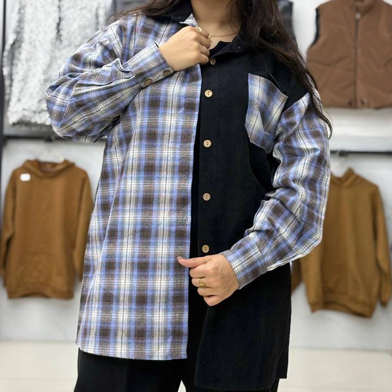 مانتو ترکیبی محوا ( پک 4 عددی )