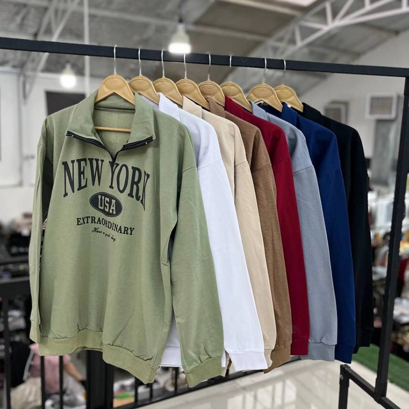 بلوز استین دار نیویورک ( پک 4 عددی )