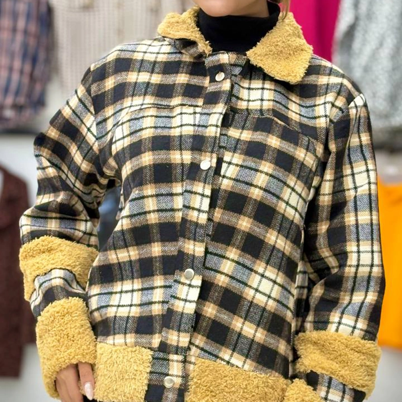 کت شکت چهارخانه داخل ببعی ( پک 3 عددی )