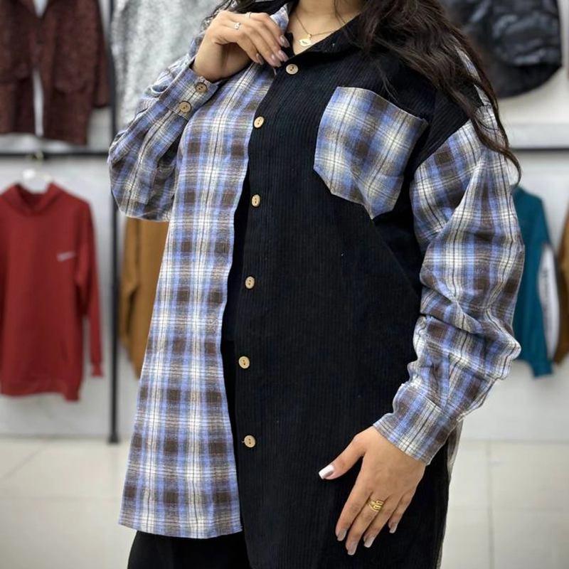 مانتو ترکیبی محوا ( پک 4 عددی )