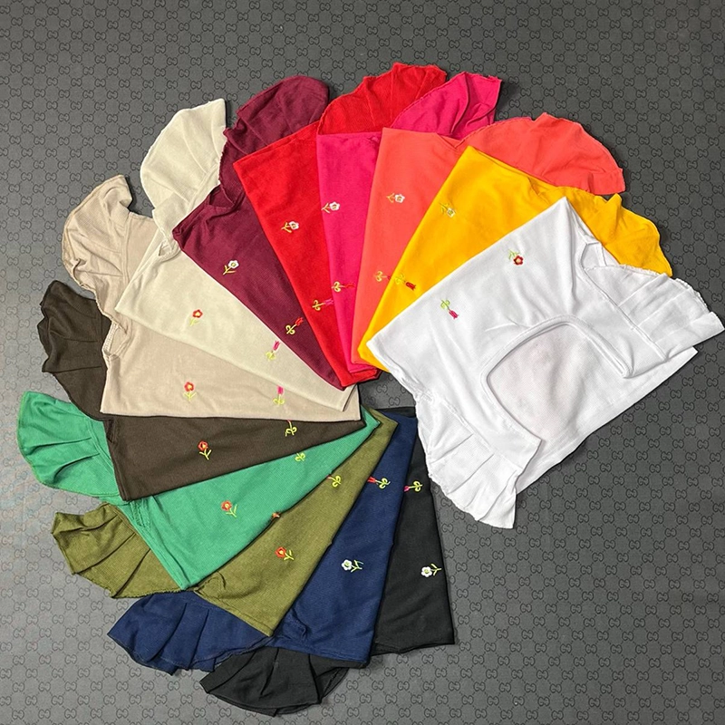 کراپ سرشانه عروسکی گلدوزی ( پک 6 عددی )