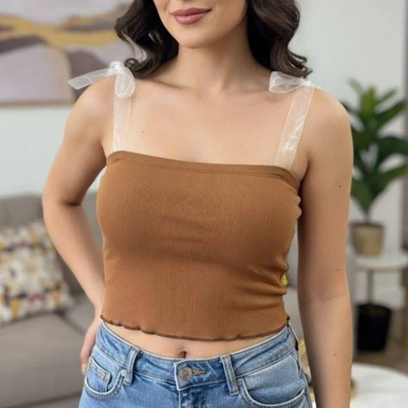 کراپ بند ربان ( پک 6 عددی )