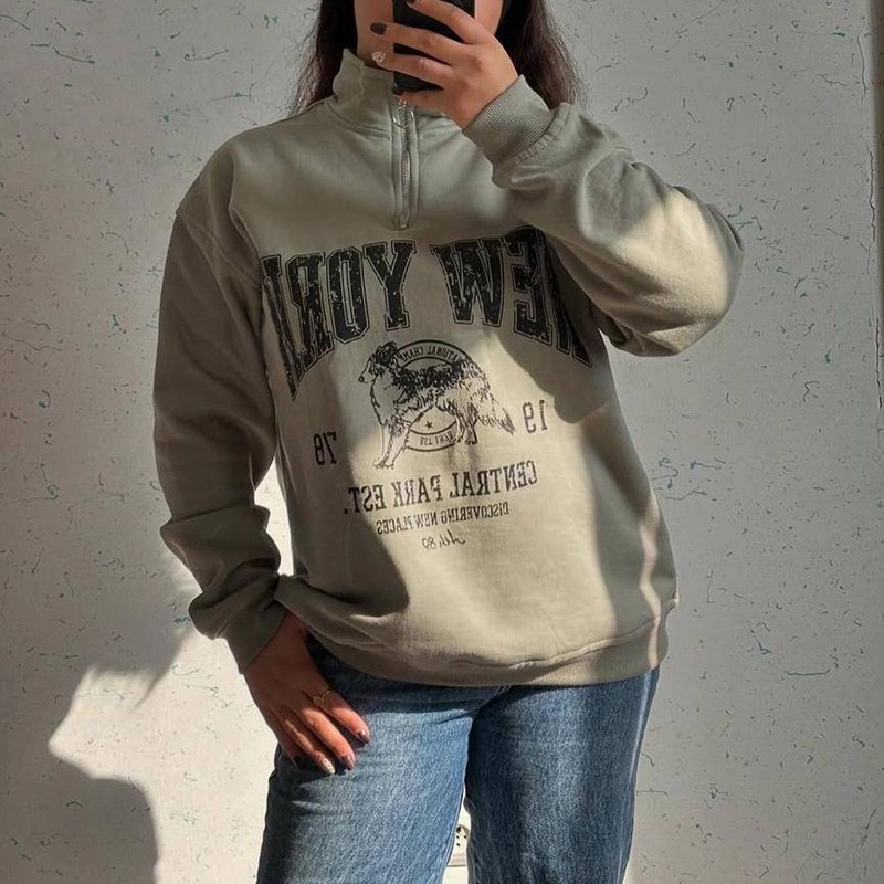 بلوز استین دار نیویورک ( پک 4 عددی )