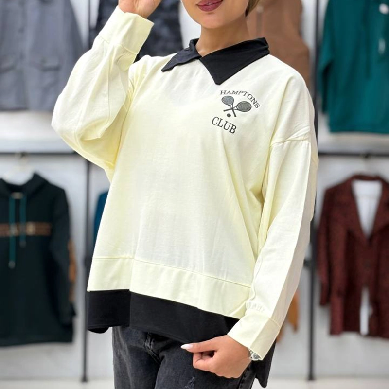 بلوز یقه دار تنیس ( پک 4 عددی )