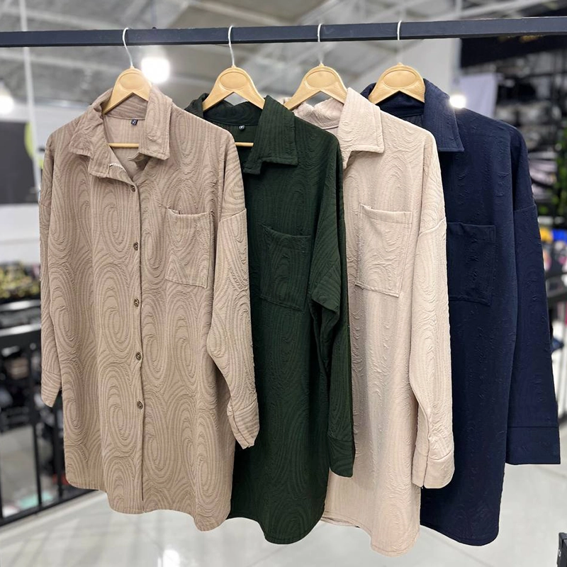 مانتو قواره دار پایین هلال (پک 4 عددی)