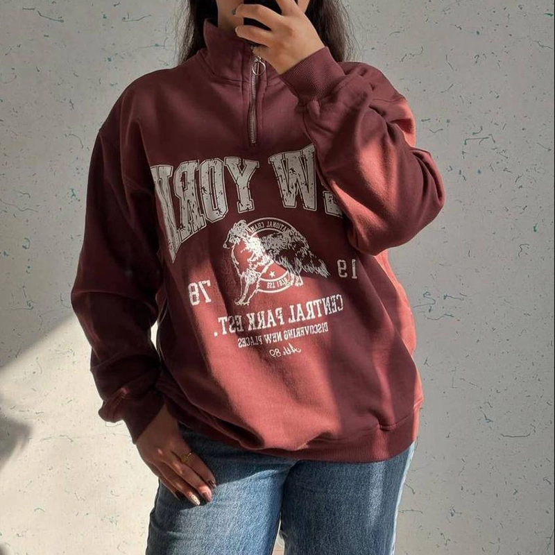 بلوز استین دار نیویورک ( پک 4 عددی )