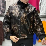 بامبر چرم سوسماری (پک 3 عددی)