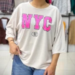 تیشرت باکسی NYC (پک 6 عددی)