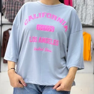 تیشرت باکسی کالیفرنیا (پک 6 عددی)