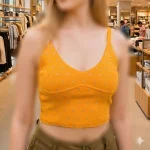 کراپ دوبندی سوتینی نگینی ( پک 5 عددی )