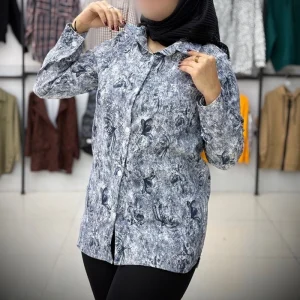 شومیز مانتویی طرح گلپر (پک 4 عددی)