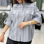 شومیز مانتویی باکسی پریسا (پک 4 عددی)