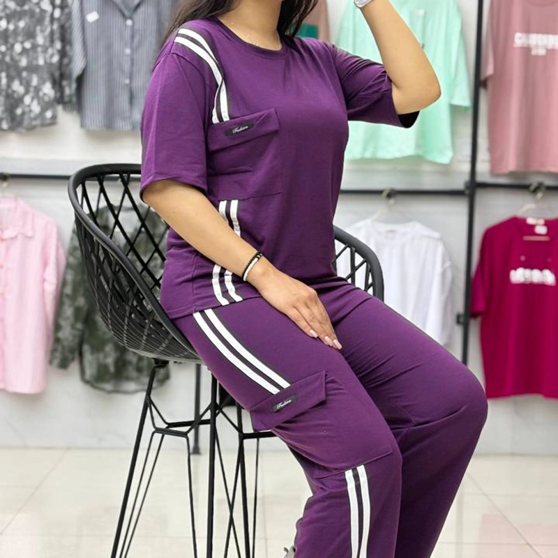 ست تیشرت و شلوار جیبدار (پک 5 عددی)