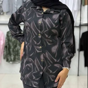 مانتو طرحدار ماهرخ (پک 5 عددی)