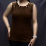 تاپ حلقه ای قواره دار نگینی (پک 4 عددی)