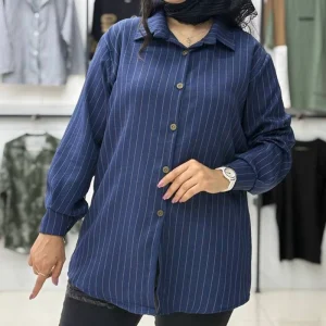 مانتو راه راه ژاکلین (پک 5 عددی)