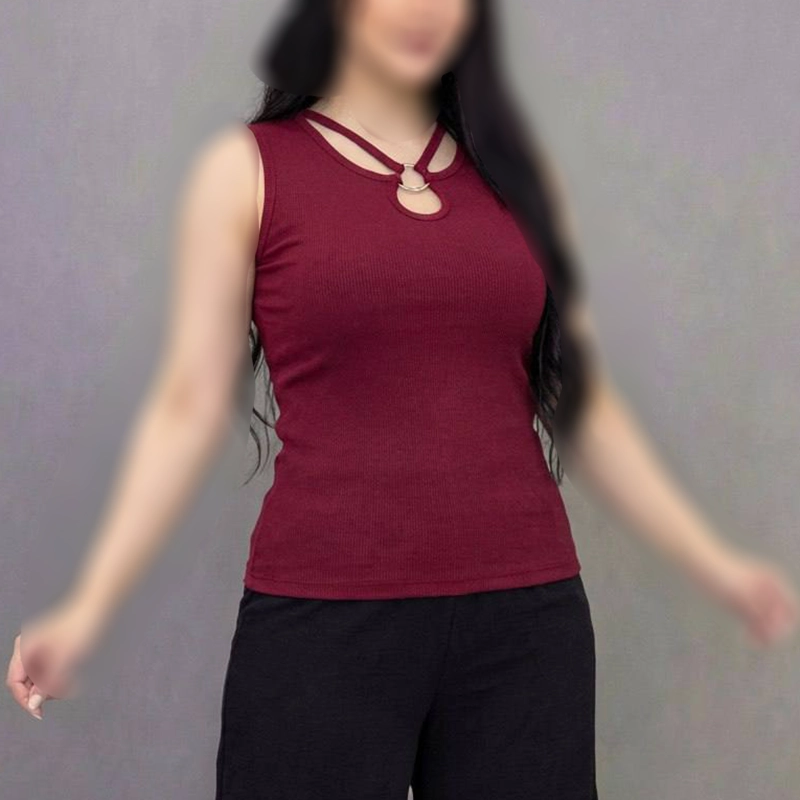 تاپ کتی یقه حلقه (پک 6 عددی)