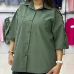 شومیز باکسی دوجیب جانان (پک 5 عددی)