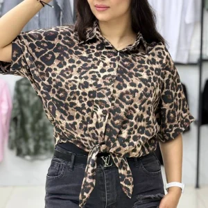 شومیز پایین گره ای دیبا (پک 5 عددی)