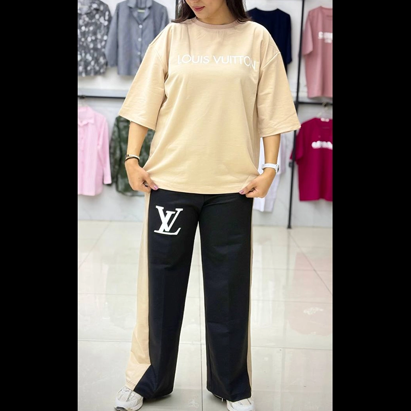 ست تیشرت و شلوار بگ لوییس (پک 3 عددی)