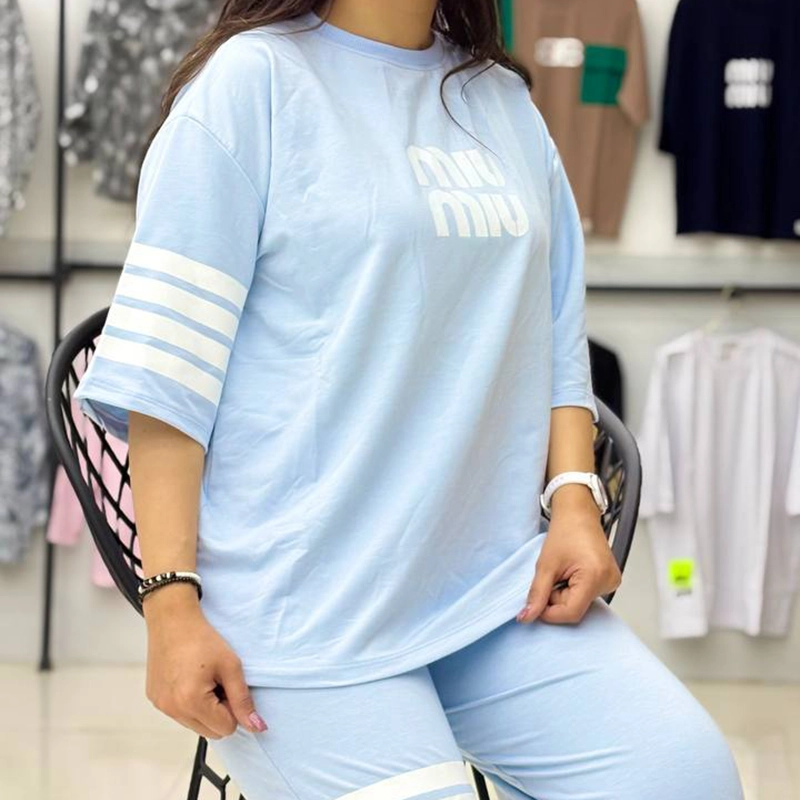 ست تیشرت و شلوار بگ میومیو (پک 3 عددی)